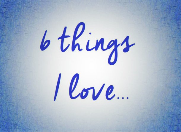 6 things I love blue